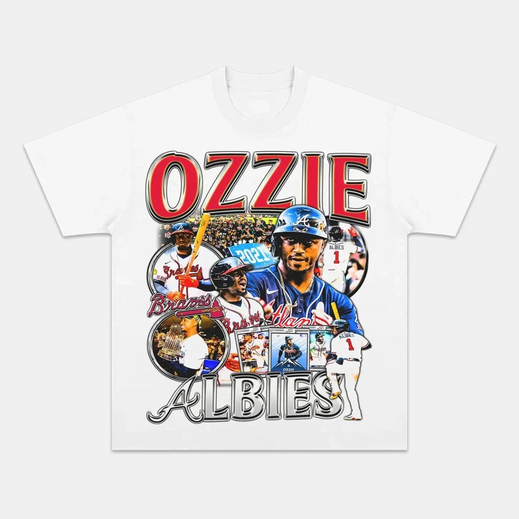Ozzie Albies TEE Style001 Hoodie, Sweatshirt | CoreVibeTees.com (Image 3)