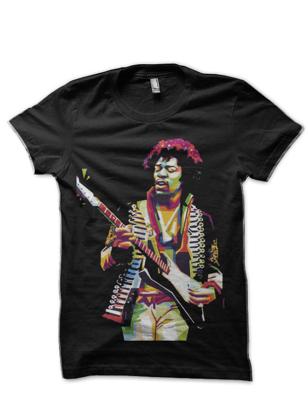 Jimi Hendrix Half Sleeve T-Shirt Style008 Hoodie, Sweatshirt | CoreVibeTees.com