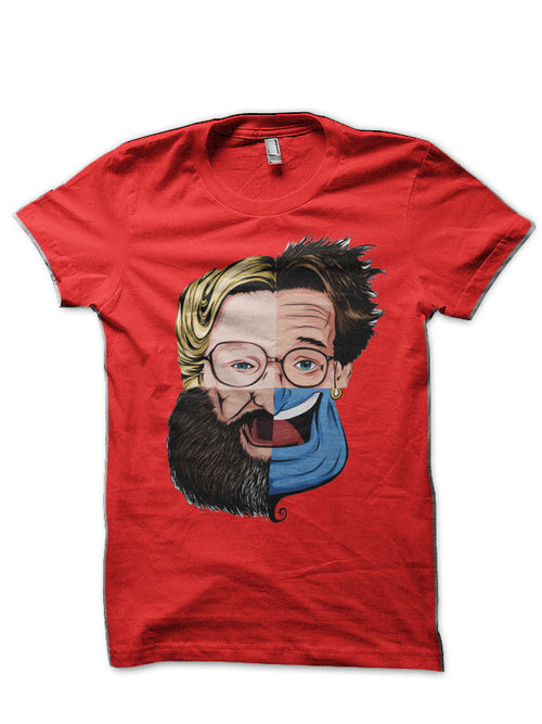 4 Faces Of Robin Williams T-Shirt Hoodie, Sweatshirt | CoreVibeTees.com