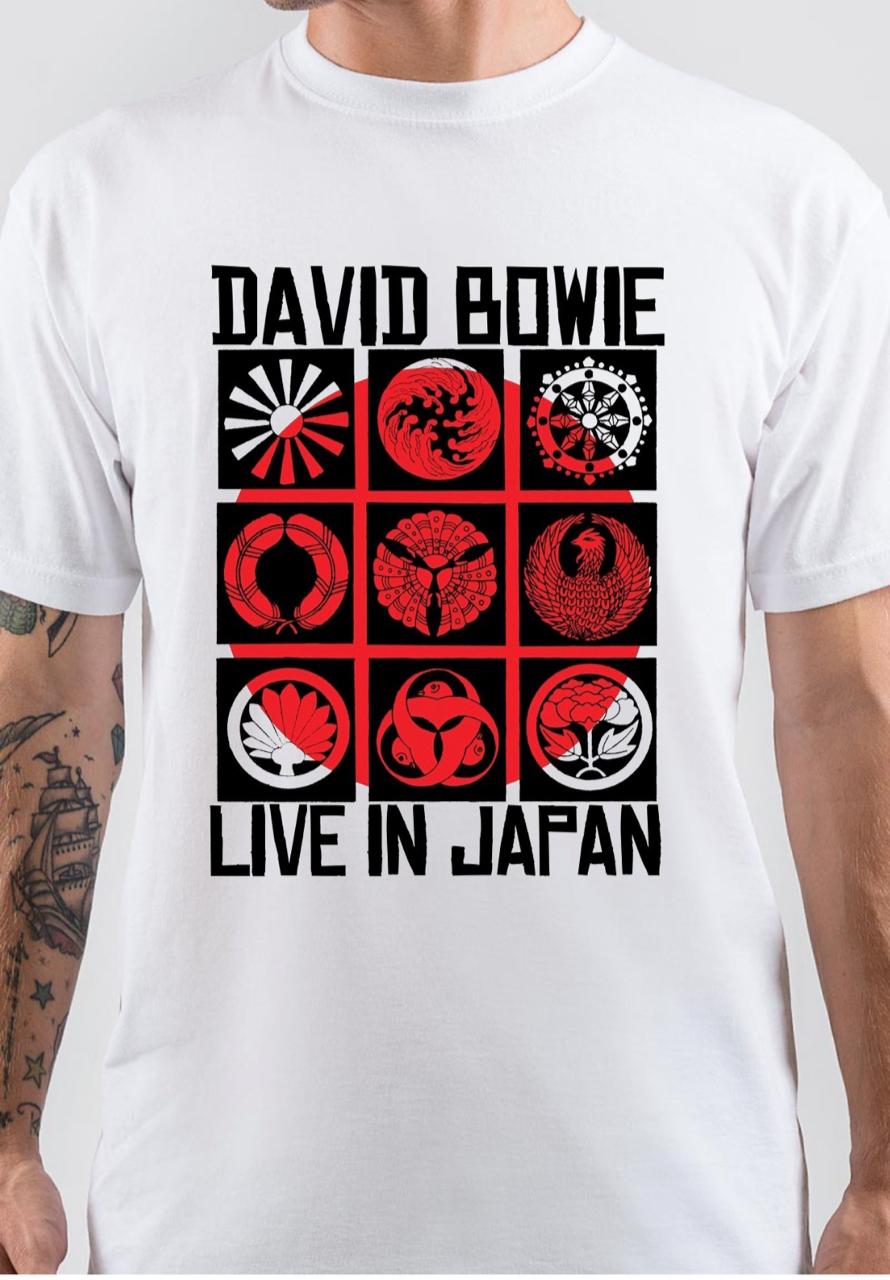 David Bowie Live In Japan T-Shirt Hoodie, Sweatshirt | CoreVibeTees.com