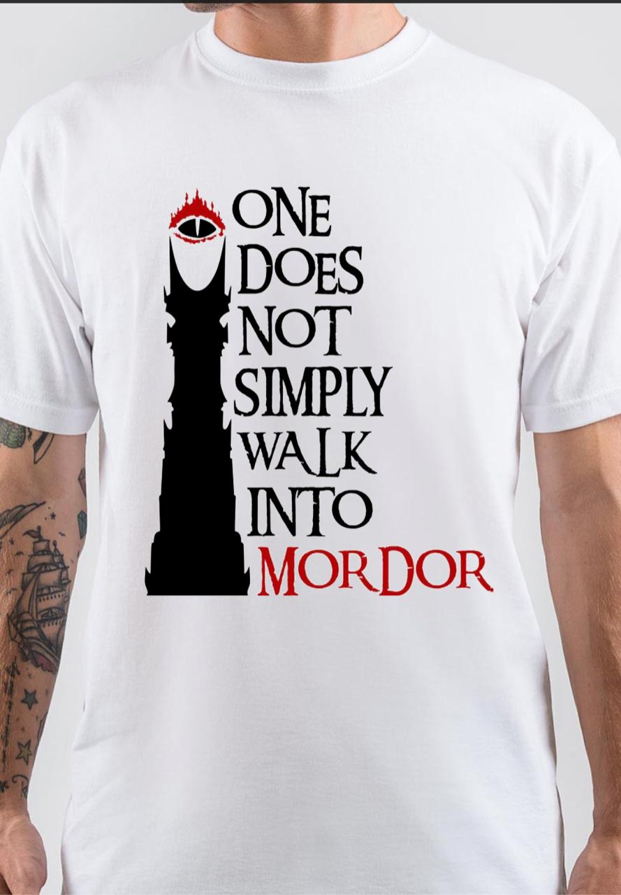 One Does Not Simply Walks Into Mordor T-Shirt Hoodie, Sweatshirt | CoreVibeTees.com
