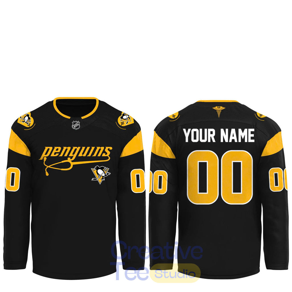 Pittsburgh Penguins Healthcare Appreciation Night 2026 Custom Hockey Jersey
