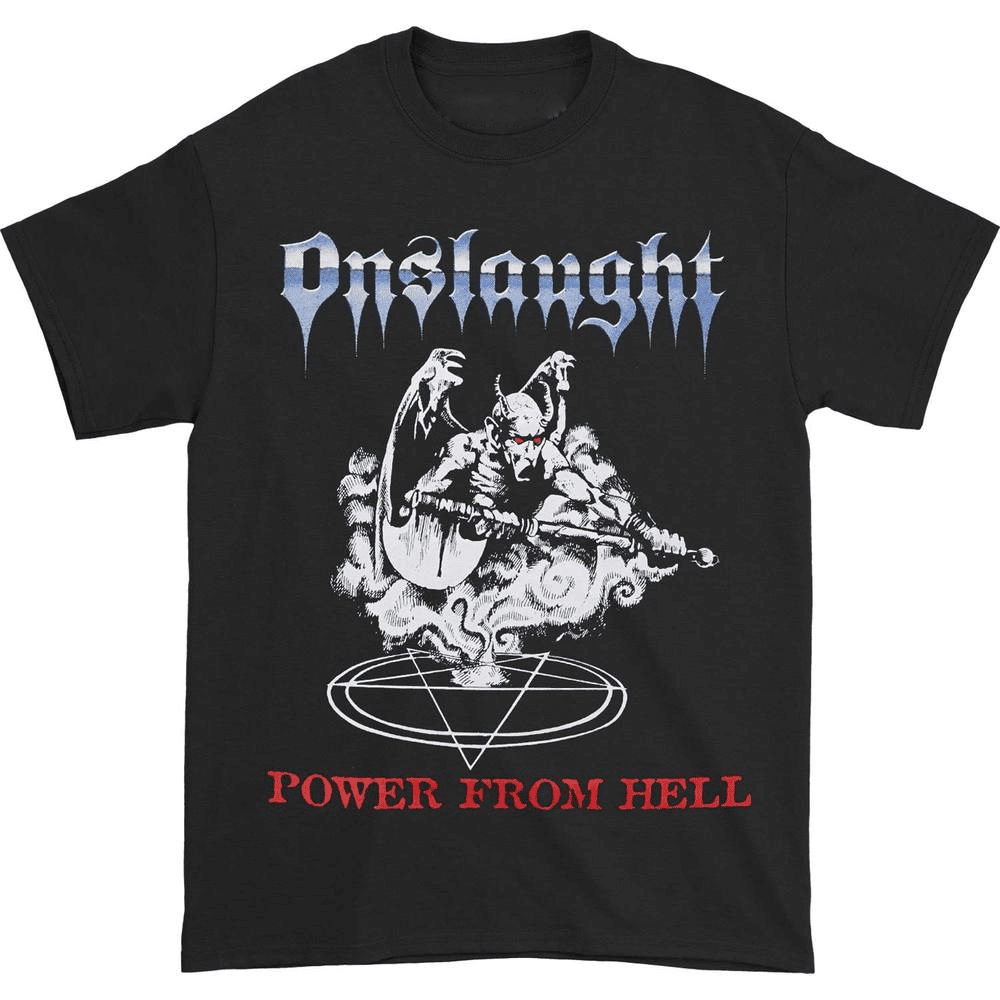 Onslaught Power From Hell T-Shirt Hoodie, Sweatshirt | CoreVibeTees.com