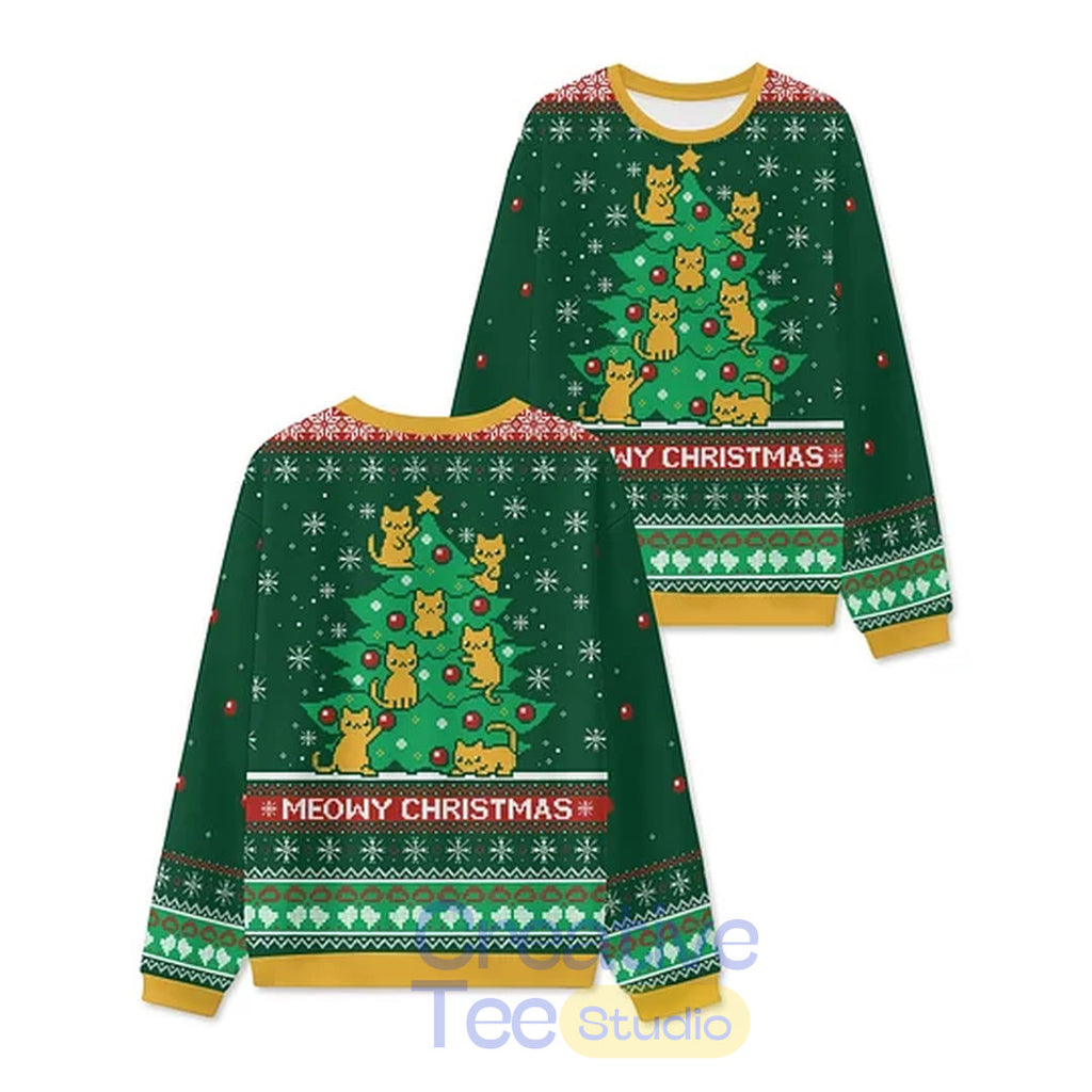 Meowy Christmas Ugly Sweater