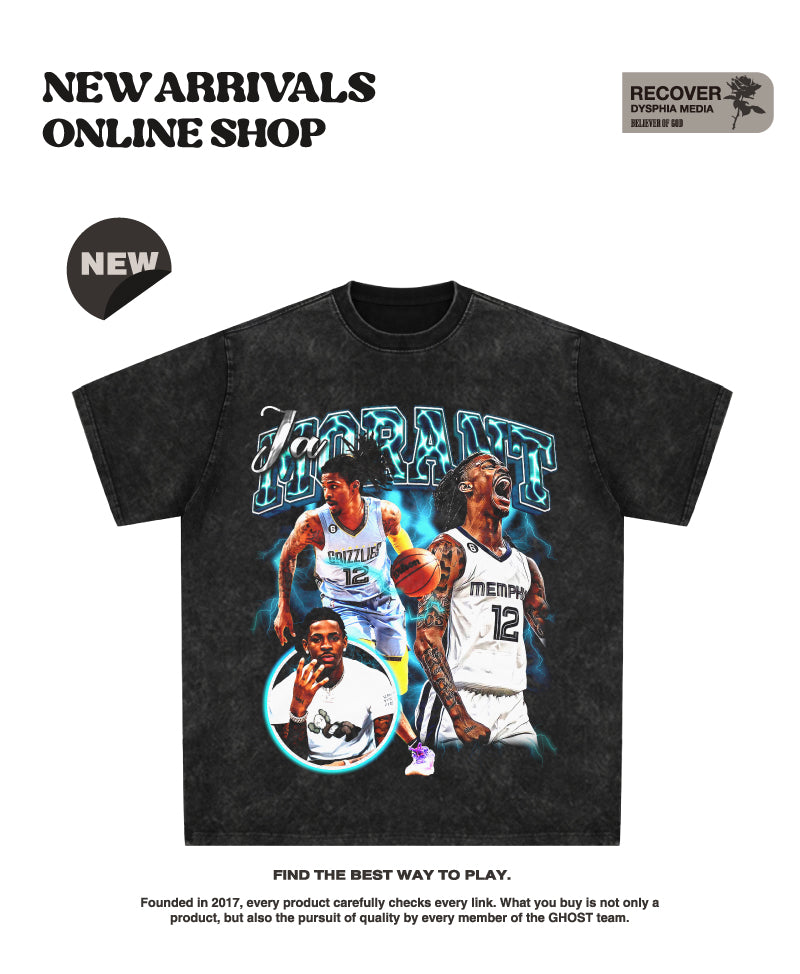 Ja Morant TEE NBA 2024 Style001 Hoodie, Sweatshirt | CoreVibeTees.com (Image 3)