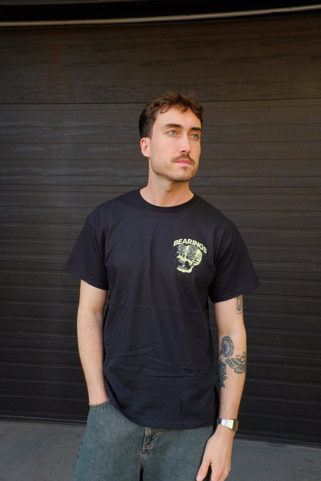 Bearings - Skull Rose Tee Hoodie, Sweatshirt | CoreVibeTees.com (Image 5)