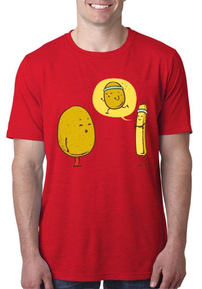 Potato Fries Red T-Shirt Hoodie, Sweatshirt | CoreVibeTees.com