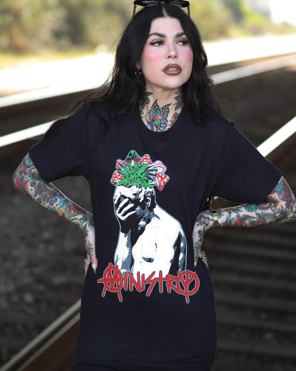 HOPIUMFORTHEMASSES T-Shirt (Black) Hoodie, Sweatshirt | CoreVibeTees.com (Image 2)