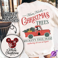 MOUSE FRESH TREES 2 SWEATSHIRT W/ POCKET PRINT T-Shirts, Hoodie | CoreVibeTees.com (Image 1)
