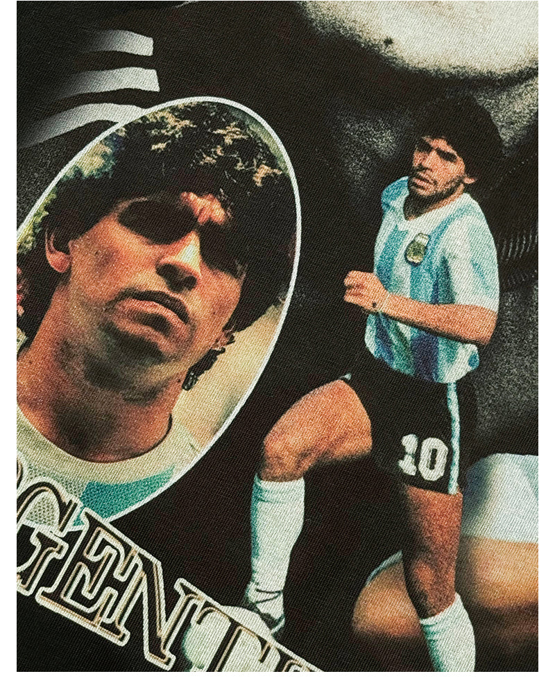 Diego Maradona â€œSignatureâ€ Hoodie Style001 T-Shirts, Sweatshirt | CoreVibeTees.com (Image 3)