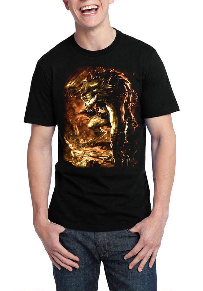 Fenrir Wolf Of Odin Black T-Shirt Hoodie, Sweatshirt | CoreVibeTees.com