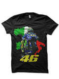 Moto GP Black Half Sleeve T-Shirt Style002 Hoodie, Sweatshirt | CoreVibeTees.com