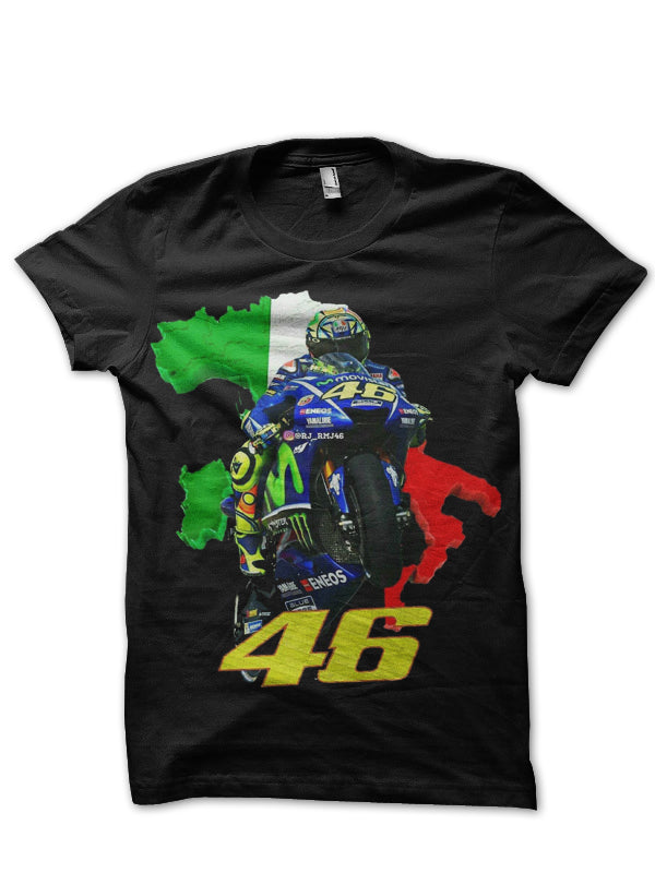 Moto GP Black Half Sleeve T-Shirt Style002 Hoodie, Sweatshirt | CoreVibeTees.com