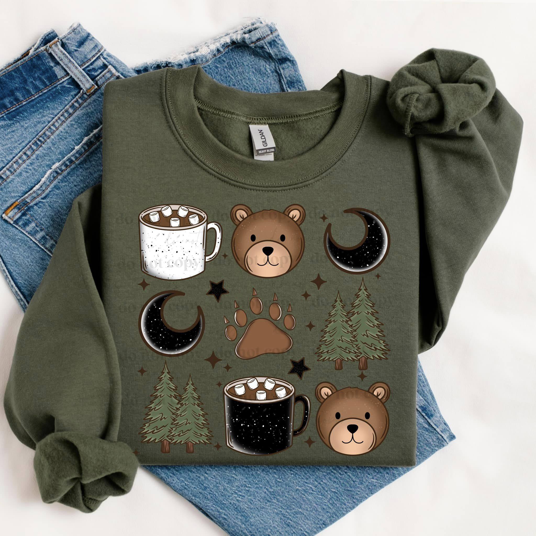 LOG CABIN SWEATSHIRT T-Shirts, Hoodie | CoreVibeTees.com (Image 1)