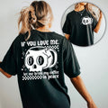 DRINK MY COFFEE IN PEACE - POCKET PRINT DOUBLE SIDED TEE Hoodie, Sweatshirt | CoreVibeTees.com (Image 1)