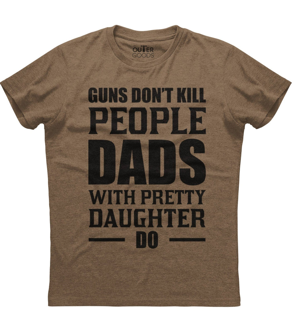 Guns Don't Kill People Dads With Pretty Daughter Do T-Shirt (O) Hoodie, Sweatshirt | CoreVibeTees.com (Image 4)