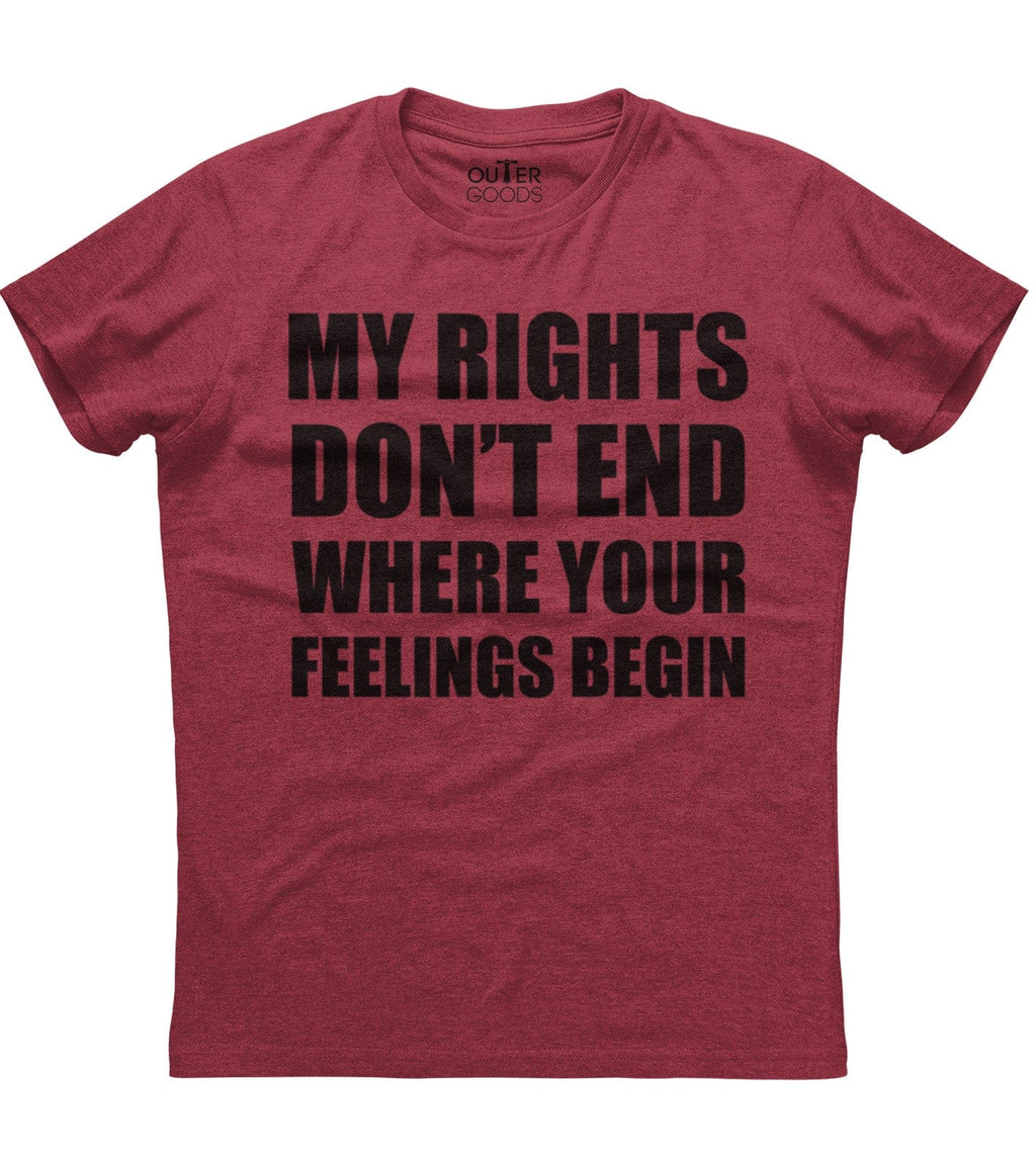 My Rights Don't End Where Your Feelings Begin T-Shirt (O) Style001 Hoodie, Sweatshirt | CoreVibeTees.com (Image 1)