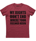 My Rights Don't End Where Your Feelings Begin T-Shirt (O) Style001 Hoodie, Sweatshirt | CoreVibeTees.com (Image 1)