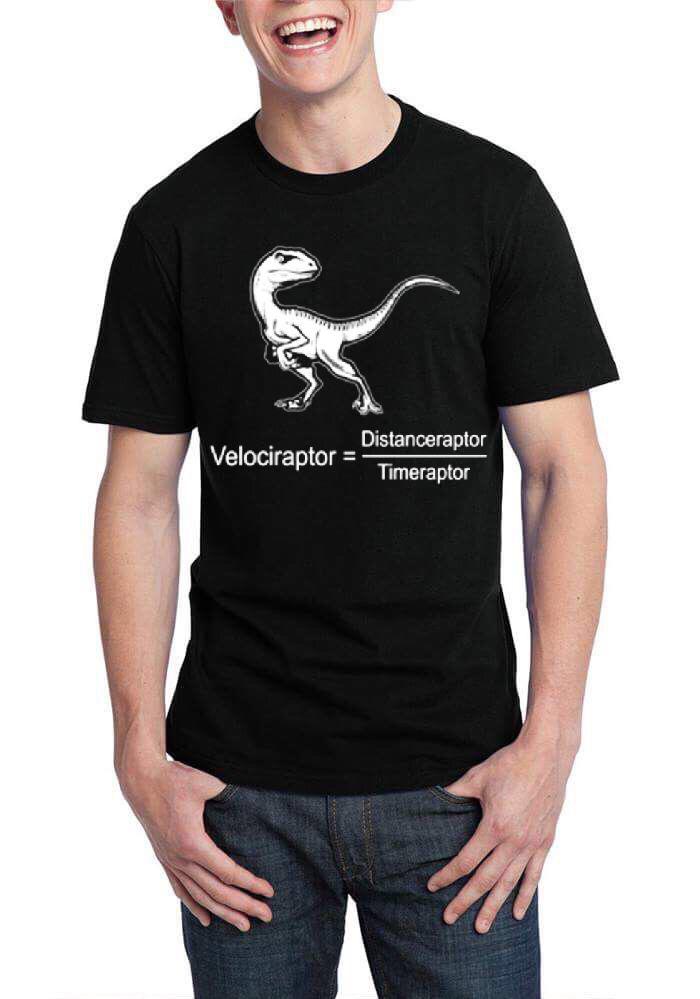 Velociraptor =Distanceraptor Timeraptor Black Half Sleeve T-Shirt Hoodie, Sweatshirt | CoreVibeTees.com