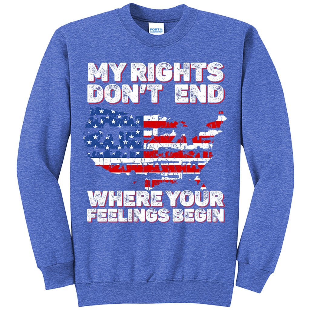 My Rights Don't End Where Your Feelings Begin Patriotic T-Shirt (O) Hoodie, Sweatshirt | CoreVibeTees.com (Image 5)