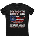 My Rights Don't End Where Your Feelings Begin Patriotic T-Shirt (O) Hoodie, Sweatshirt | CoreVibeTees.com (Image 1)