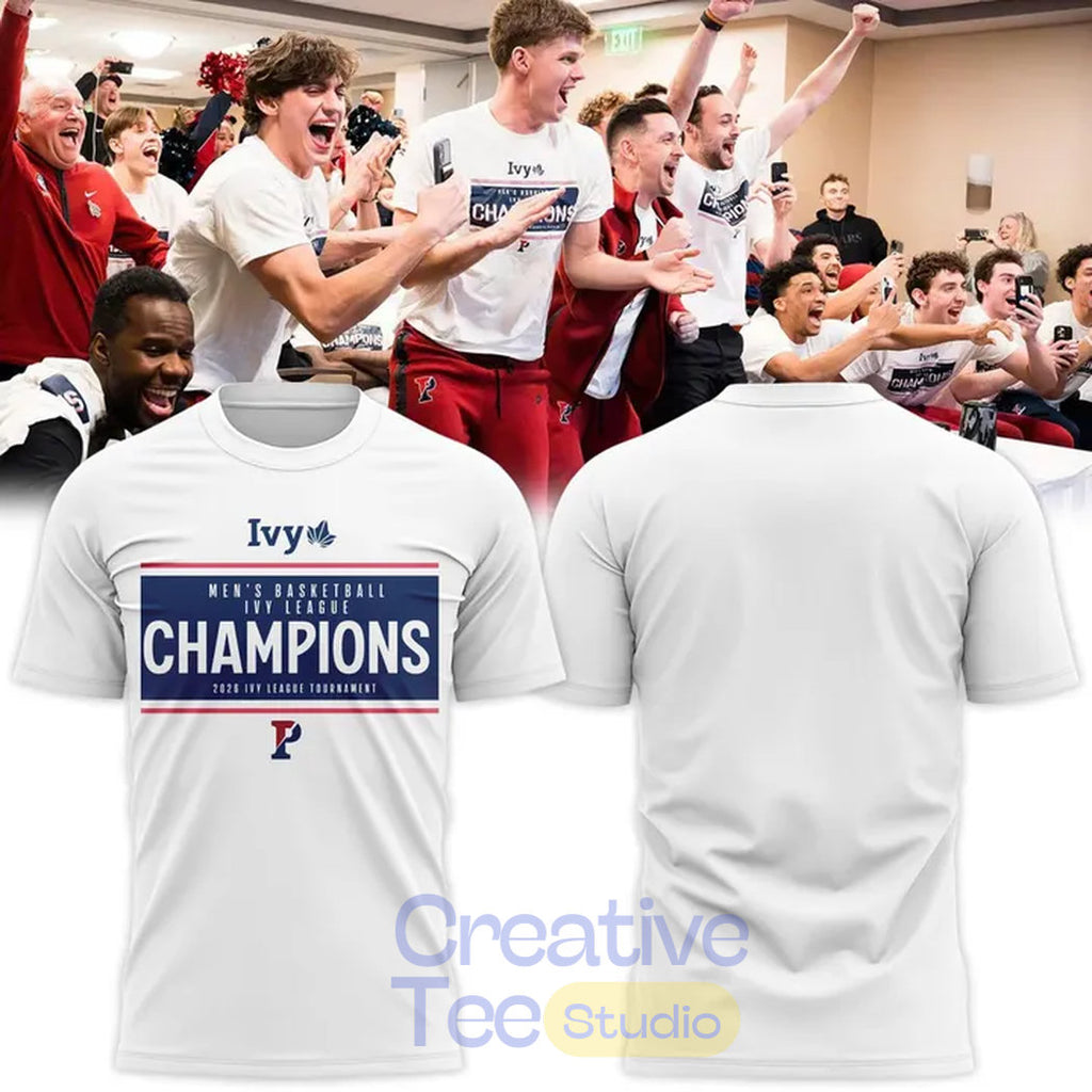 Pennsylvania Quakers 2026 Ivy League Men’s Basketball Tournament Champs White Shirt
