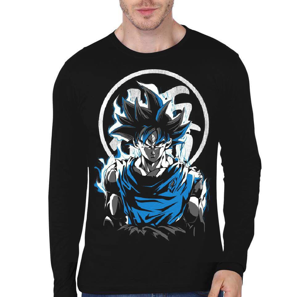 Sayian Warrior Black Full Sleeve T-Shirt Hoodie, Sweatshirt | CoreVibeTees.com