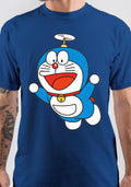 Doraemon Blue T-Shirt Hoodie, Sweatshirt | CoreVibeTees.com