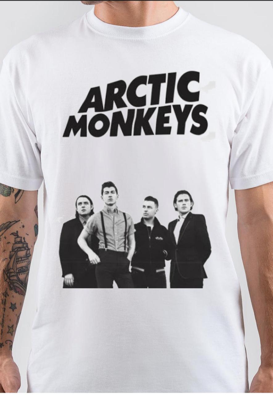 Arctic Monkeys White T-Shirt Hoodie, Sweatshirt | CoreVibeTees.com