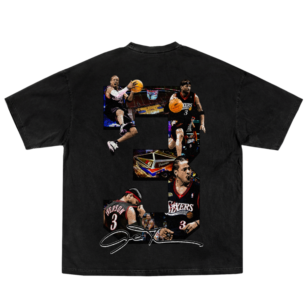 Iverson "3" Tee Hoodie, Sweatshirt | CoreVibeTees.com (Image 4)