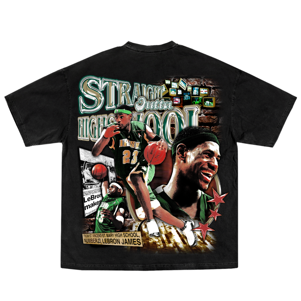LeBron "High School" Tee Hoodie, Sweatshirt | CoreVibeTees.com (Image 2)