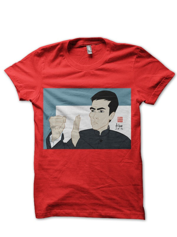 Donnie Yen Red Half Sleeve T-Shirt Hoodie, Sweatshirt | CoreVibeTees.com