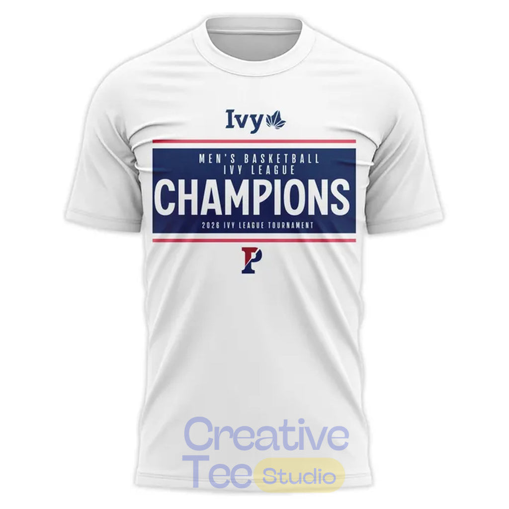 Pennsylvania Quakers 2026 Ivy League Men’s Basketball Tournament Champs White Shirt