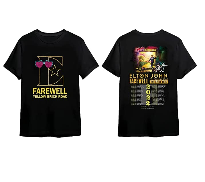 Elton John Farewell Tour 2022 Shirt, Elton John Shirt, Elton John Tour 2022, Elton John Tour Shirt Hoodie, Sweatshirt