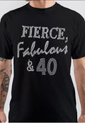 Fierce Fabulous Half Sleeve Black T-Shirt Hoodie, Sweatshirt | CoreVibeTees.com