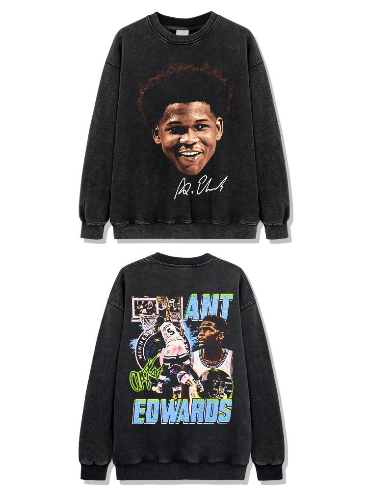 Anthony Edwards Sweatshirt NBA 2024 Style001 T-Shirts, Hoodie | CoreVibeTees.com (Image 1)