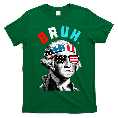 4th Of July 2024 George Washington Bruh T-Shirt Hoodie, Sweatshirt | CoreVibeTees.com