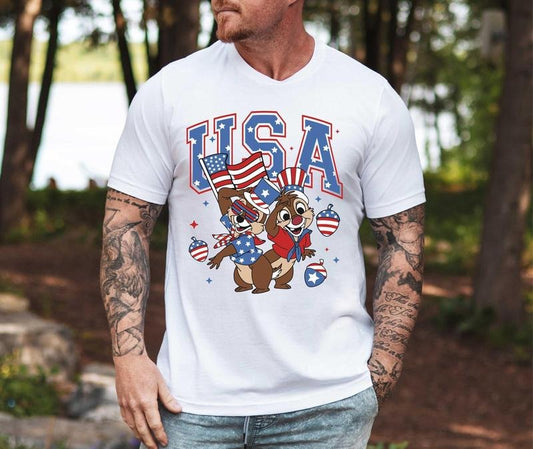 4th Of July Tshirt Sweatshirt, Independence Day Shirt, July Forth Shirt, Mouse Matching Family Shirt