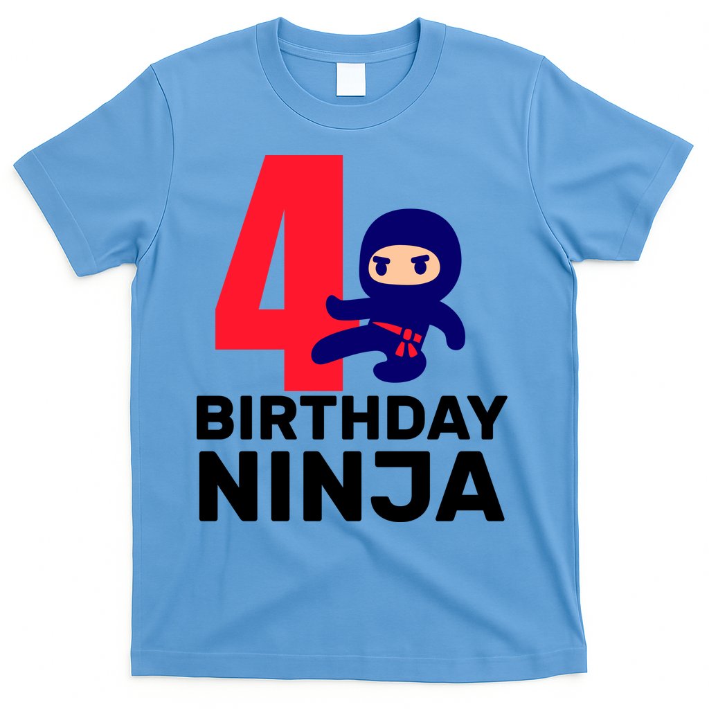 4th Birthday Ninja T-Shirt Hoodie, Sweatshirt | CoreVibeTees.com