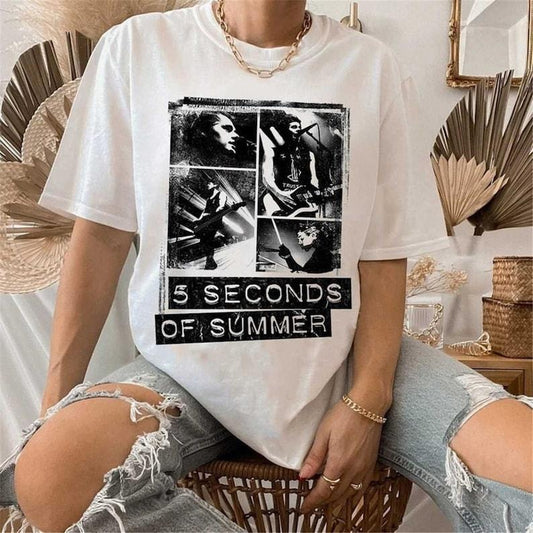 5 Seconds Of Summer Music Shirt Vintage 5SOS Shirt