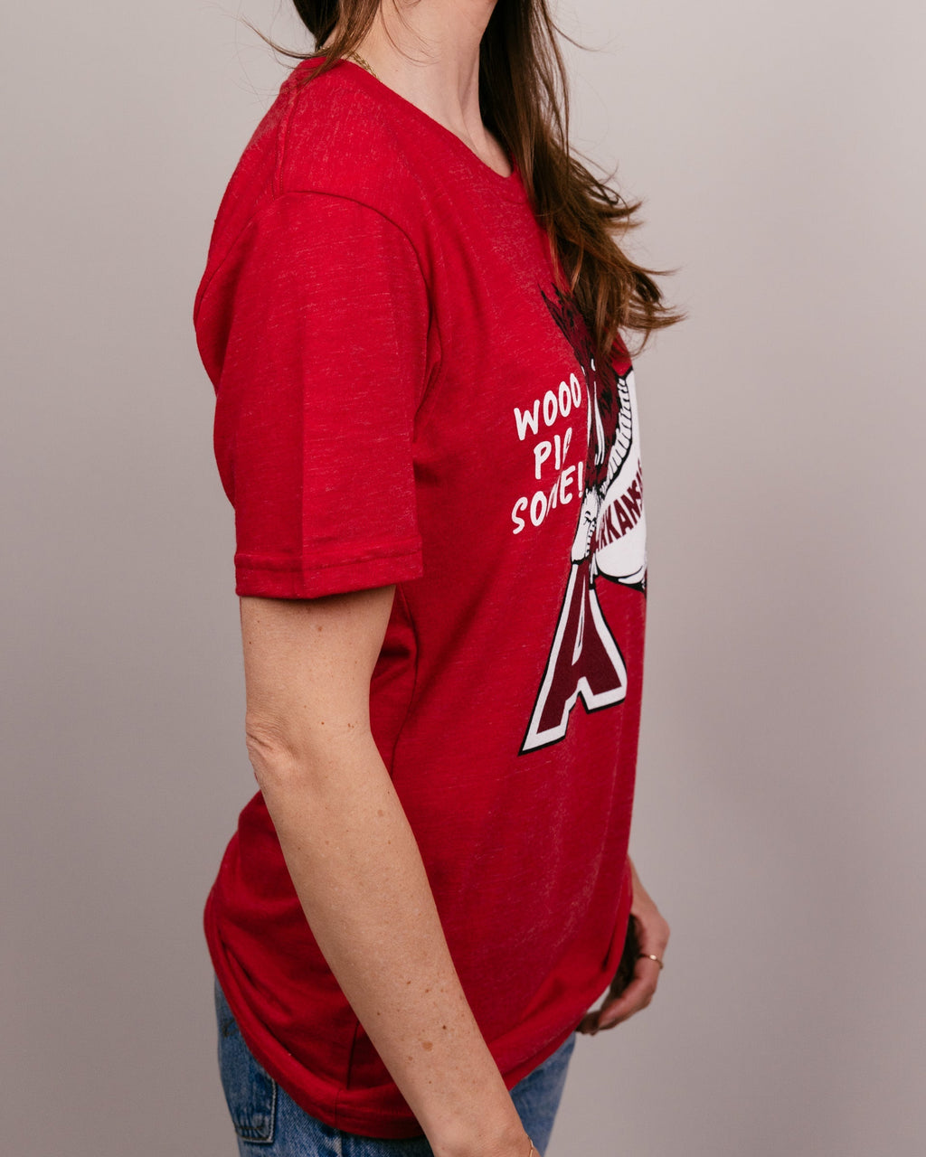 Leaning Hog Wooo Pig Sooie! Arkansas Red T-Shirt Hoodie, Sweatshirt | CoreVibeTees.com (Image 3)