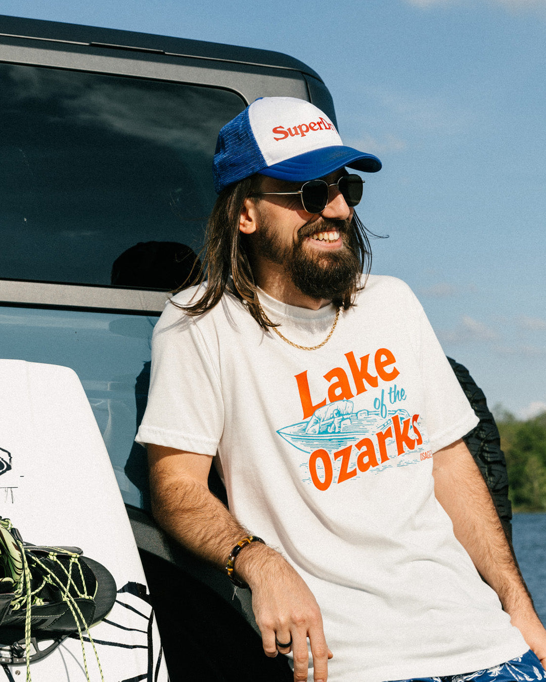 Lake of the Ozarks Vintage White T-Shirt Hoodie, Sweatshirt | CoreVibeTees.com (Image 2)