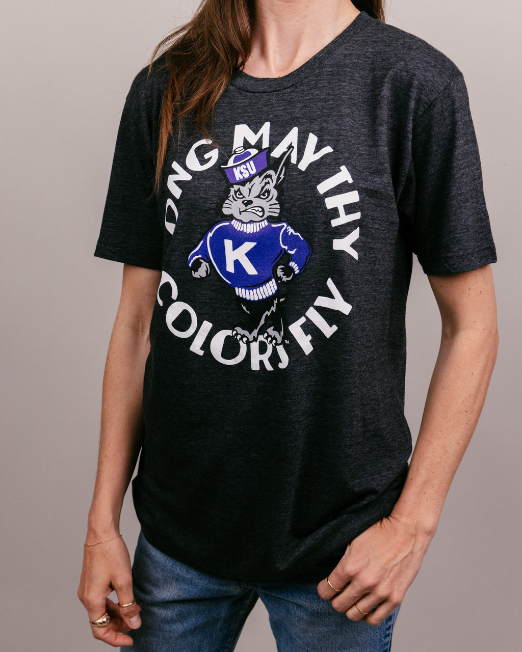 Long May the Colors Fly KSU Black T-Shirt Hoodie, Sweatshirt | CoreVibeTees.com (Image 2)