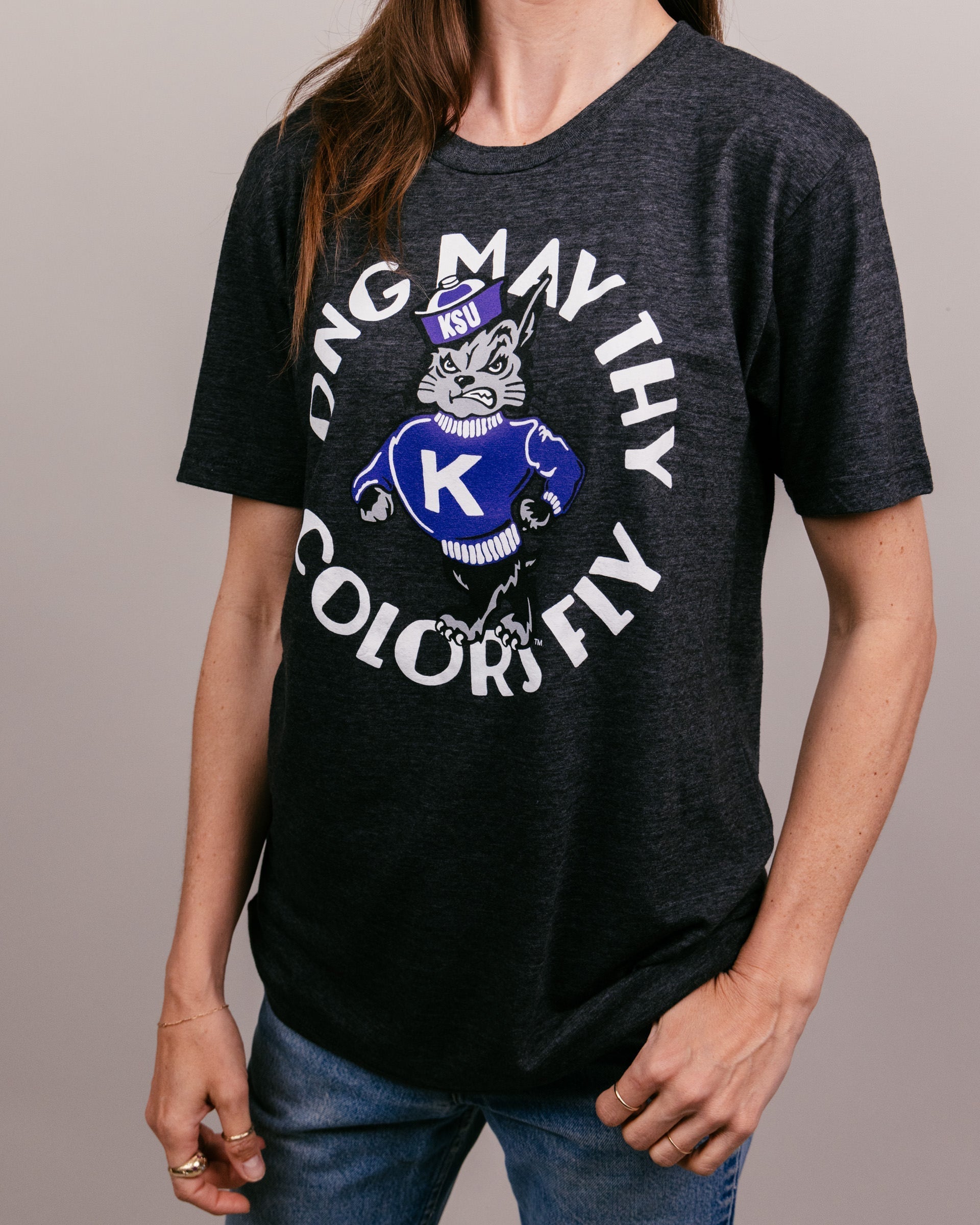 Long May the Colors Fly KSU Black T-Shirt Hoodie, Sweatshirt | CoreVibeTees.com (Image 2)