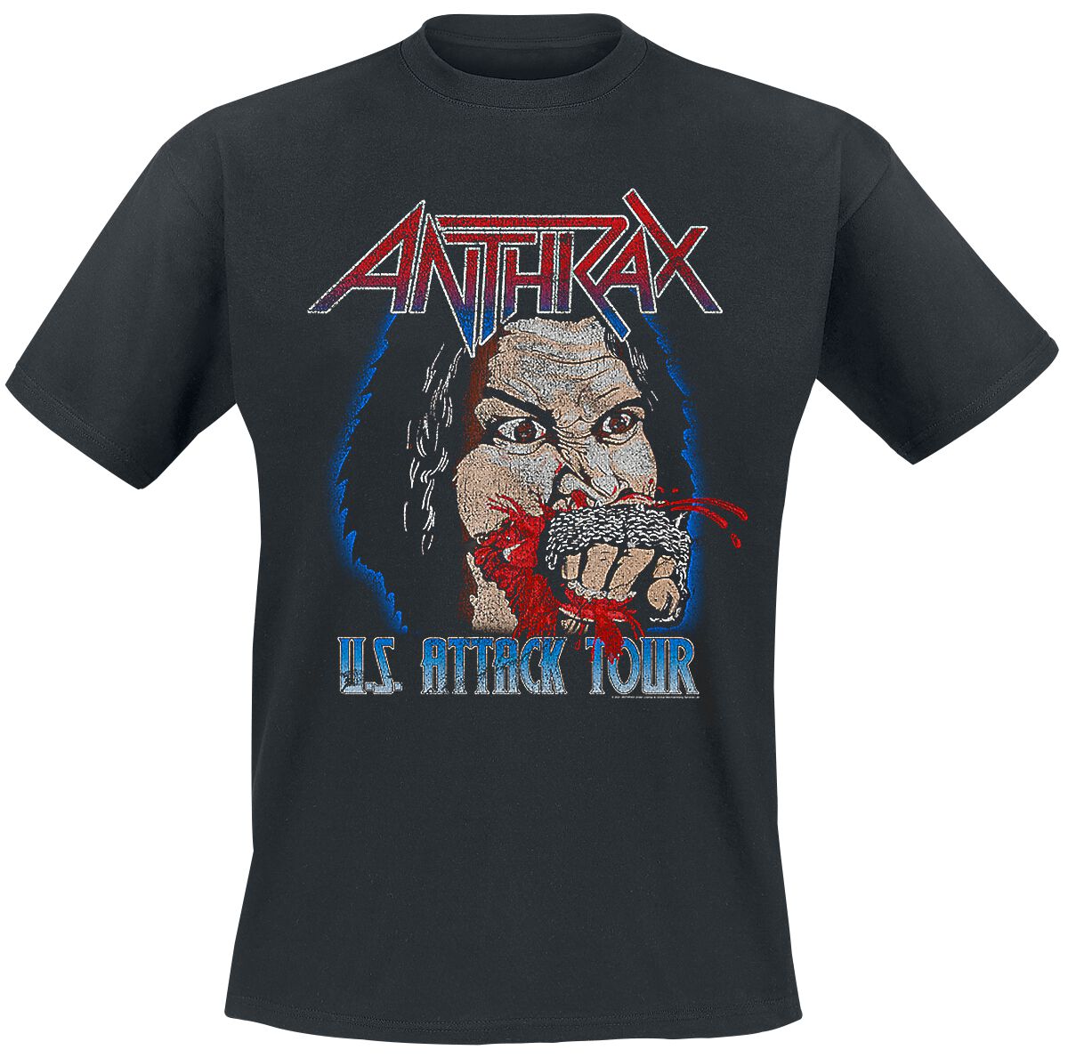 Anthrax US Attack Tour T-Shirt Hoodie, Sweatshirt | CoreVibeTees.com