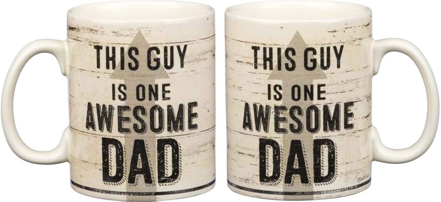Primitives by Kathy White Stoneware Coffee Mug, 20-Ounce, This Guy