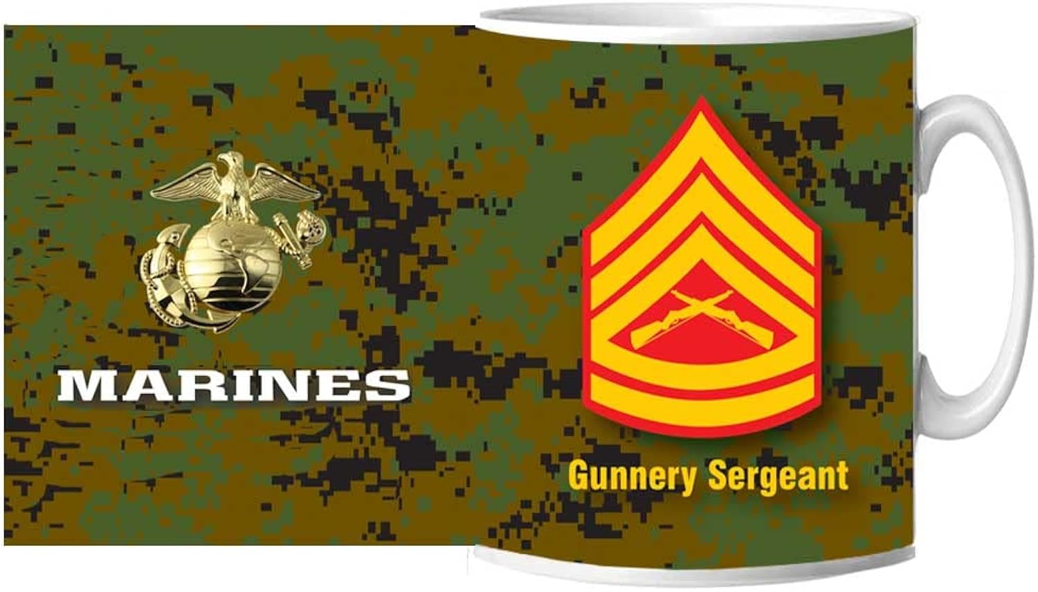 Mitchell Proffitt Marine Corps USMC Gunnery Sergeant Ceramic Mug 15 oz