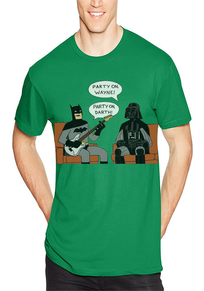 Party On Wayne Party On Darth Green T-Shirt Hoodie, Sweatshirt | CoreVibeTees.com