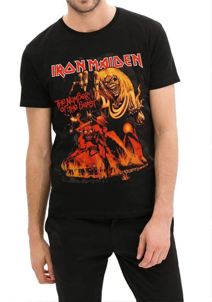 Iron Maiden Half Sleeve Black T-Shirt Hoodie, Sweatshirt | CoreVibeTees.com