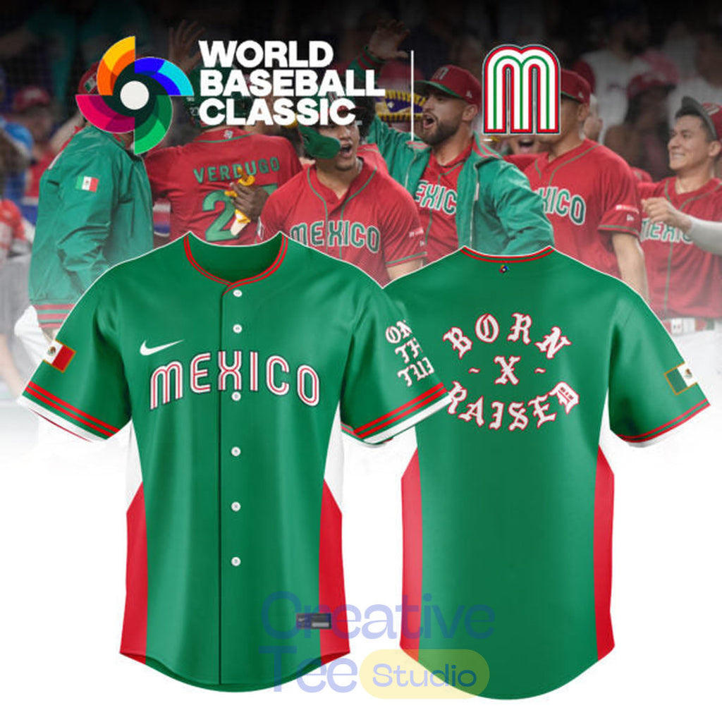 Mexico Baseball x Born x Raised 2026 World Baseball Classic Jersey